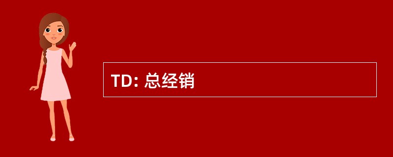 TD: 总经销