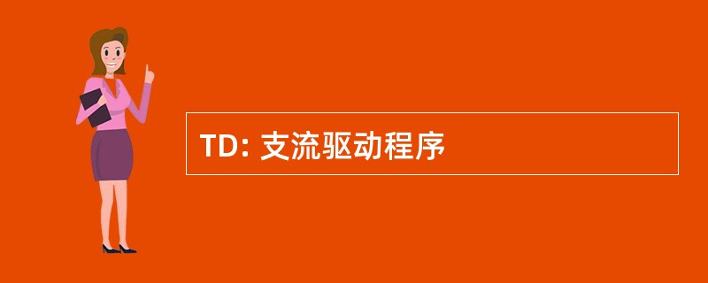 TD: 支流驱动程序