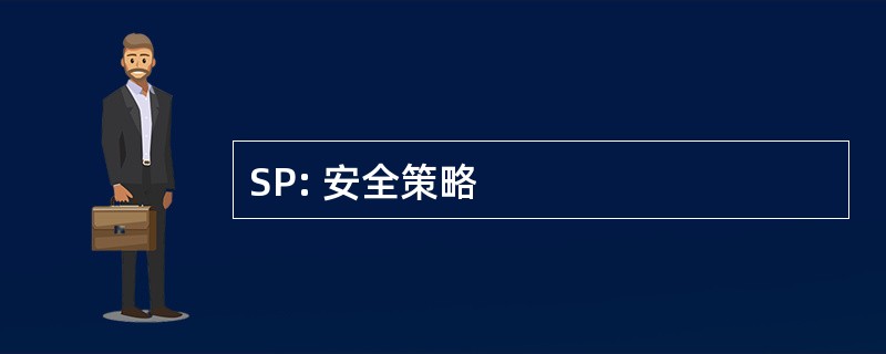 SP: 安全策略