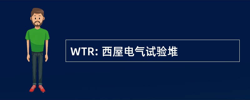 WTR: 西屋电气试验堆