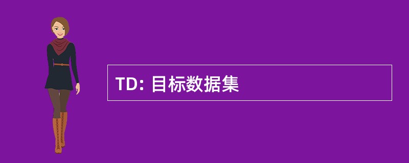 TD: 目标数据集