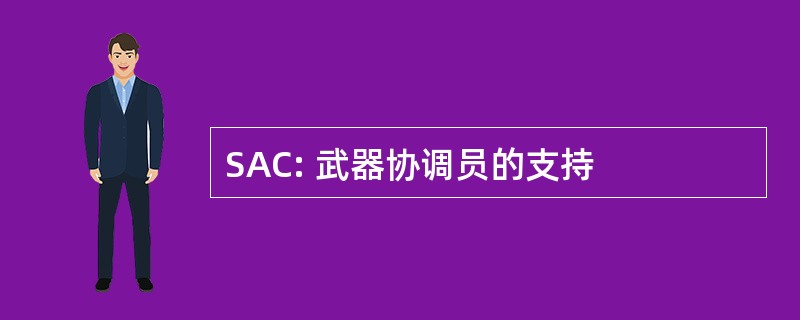 SAC: 武器协调员的支持