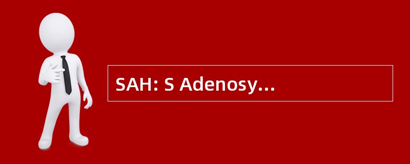 SAH: S Adenosylhomocysteine 水解酶