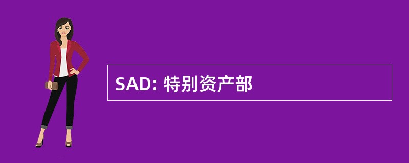 SAD: 特别资产部