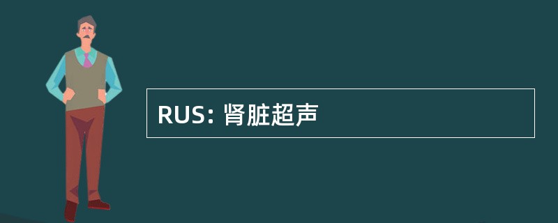 RUS: 肾脏超声