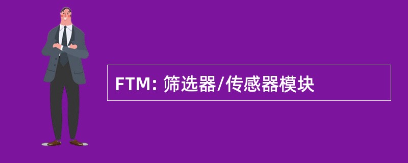 FTM: 筛选器/传感器模块