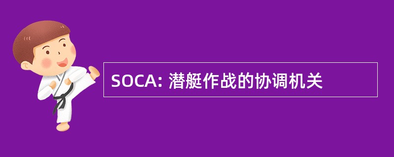 SOCA: 潜艇作战的协调机关