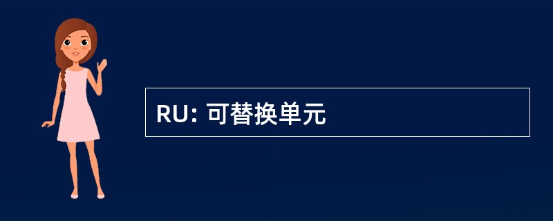 RU: 可替换单元