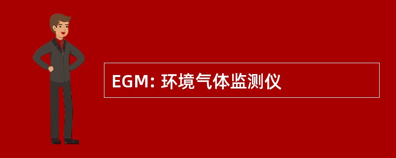 EGM: 环境气体监测仪