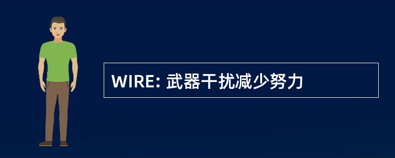 WIRE: 武器干扰减少努力