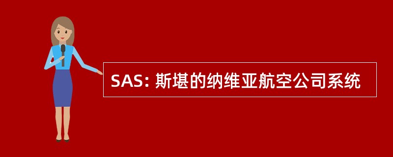 SAS: 斯堪的纳维亚航空公司系统