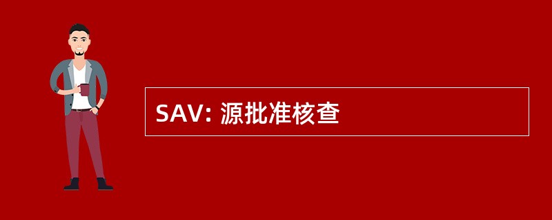 SAV: 源批准核查