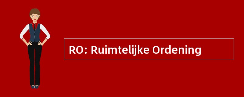 RO: Ruimtelijke Ordening