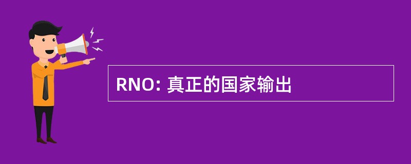 RNO: 真正的国家输出