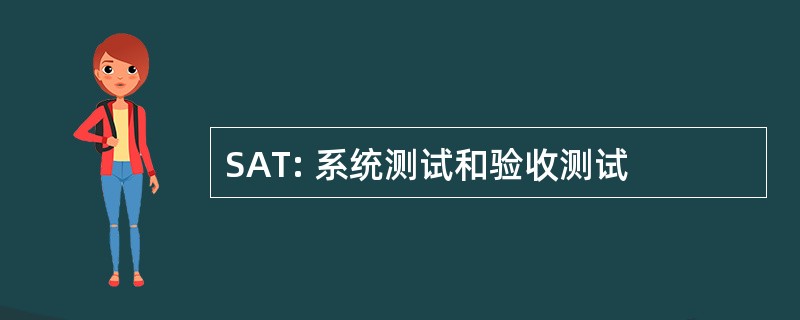 SAT: 系统测试和验收测试