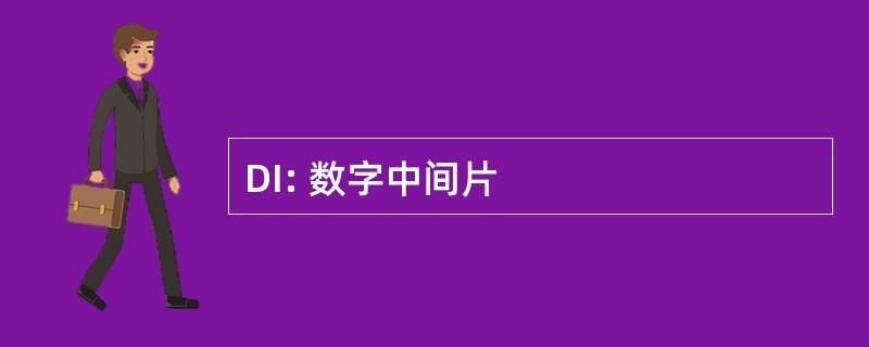 DI: 数字中间片