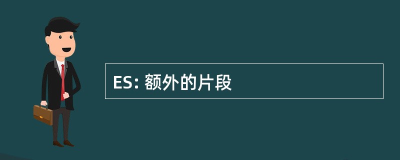 ES: 额外的片段