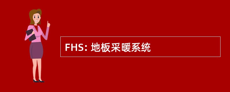 FHS: 地板采暖系统