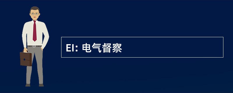 EI: 电气督察