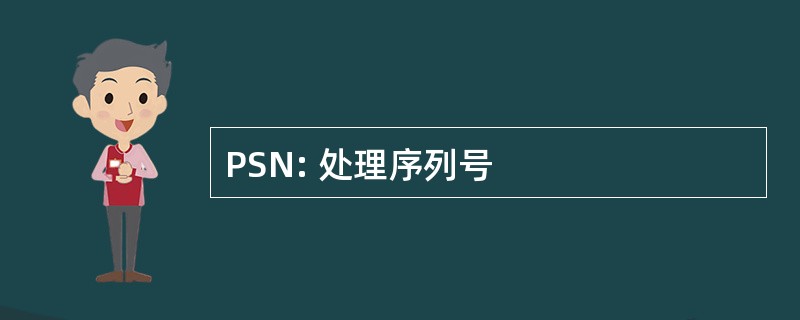 PSN: 处理序列号