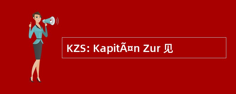 KZS: KapitÃ¤n Zur 见