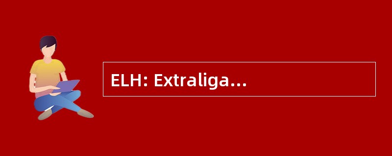 ELH: Extraliga LednÃho Hokeje