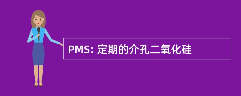 PMS: 定期的介孔二氧化硅