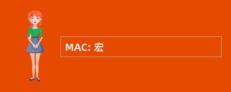 MAC: 宏