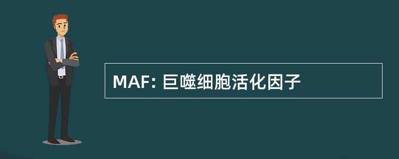 MAF: 巨噬细胞活化因子