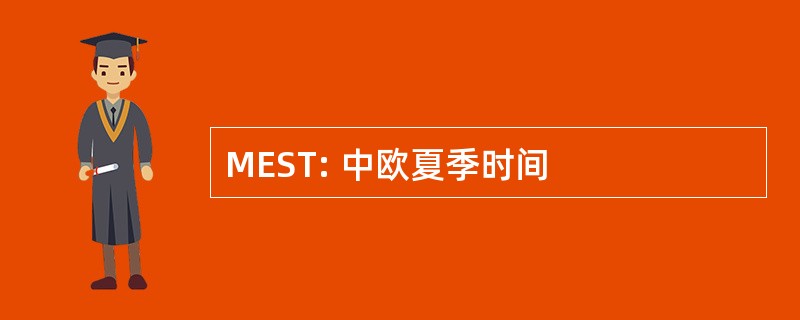 MEST: 中欧夏季时间