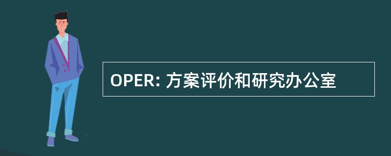 OPER: 方案评价和研究办公室