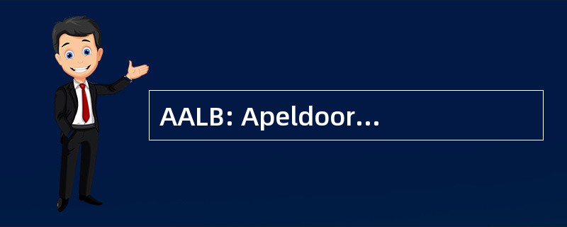 AALB: Apeldoornse 法兰西客厅 Lichaamsverzorgende Beroepen