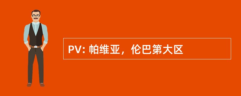 PV: 帕维亚，伦巴第大区