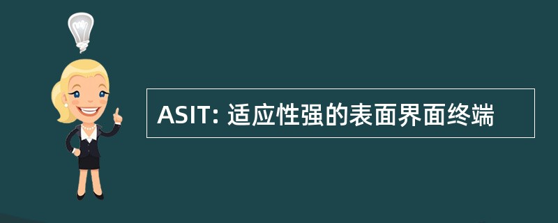 ASIT: 适应性强的表面界面终端