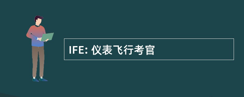 IFE: 仪表飞行考官