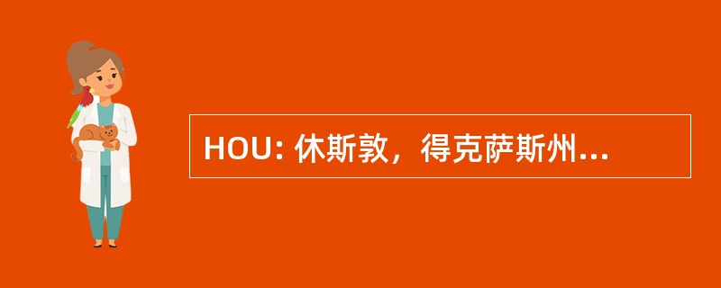 HOU: 休斯敦，得克萨斯州，美国-休斯敦霍比机场