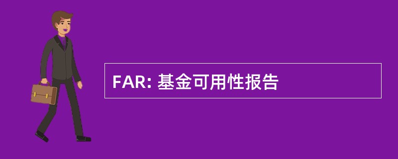 FAR: 基金可用性报告