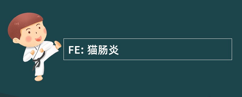 FE: 猫肠炎