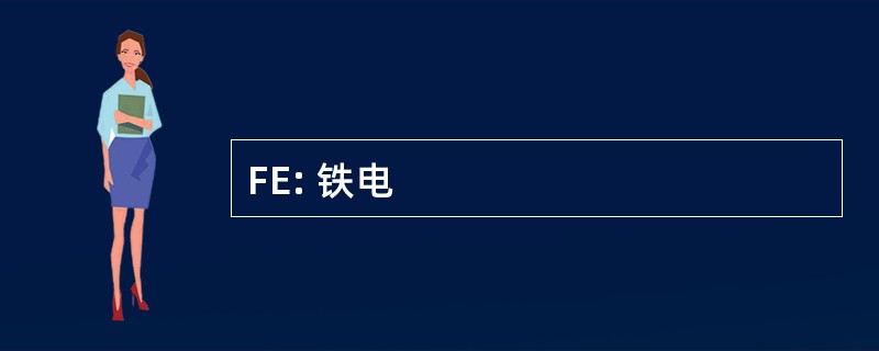 FE: 铁电