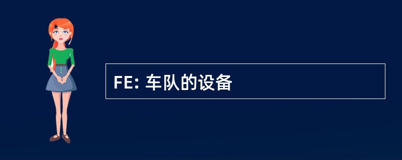 FE: 车队的设备