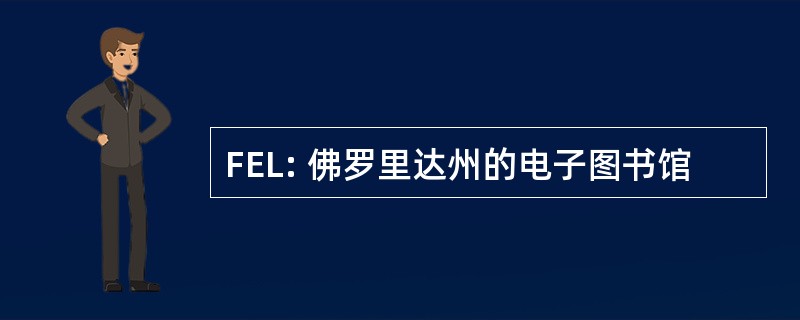 FEL: 佛罗里达州的电子图书馆