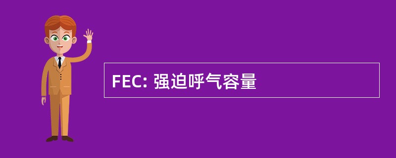 FEC: 强迫呼气容量