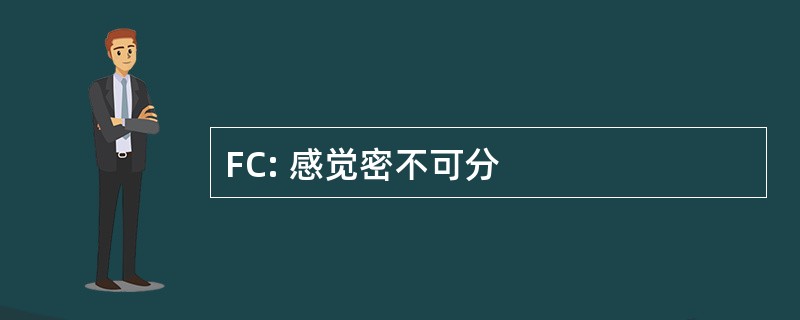 FC: 感觉密不可分