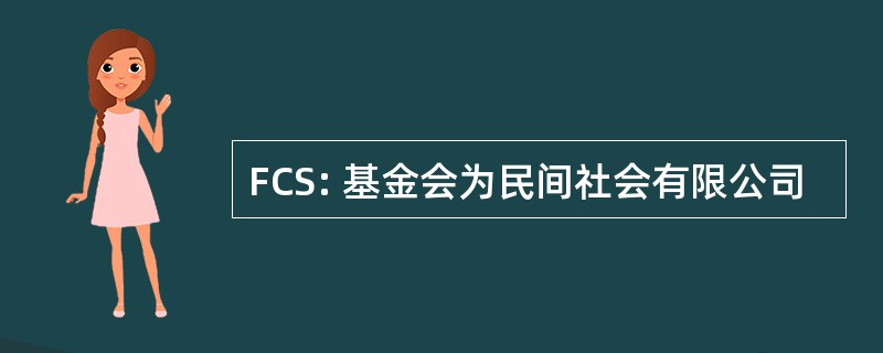 FCS: 基金会为民间社会有限公司