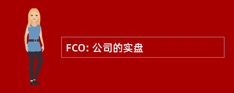 FCO: 公司的实盘