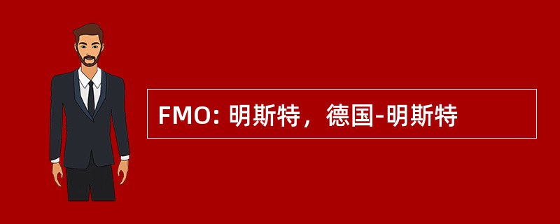 FMO: 明斯特，德国-明斯特