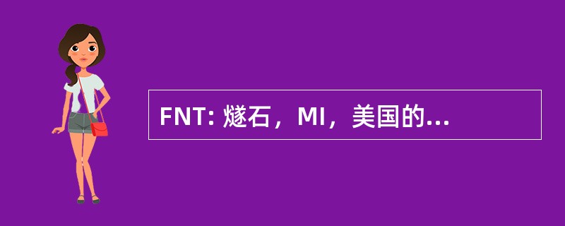 FNT: 燧石，MI，美国的主教国际机场