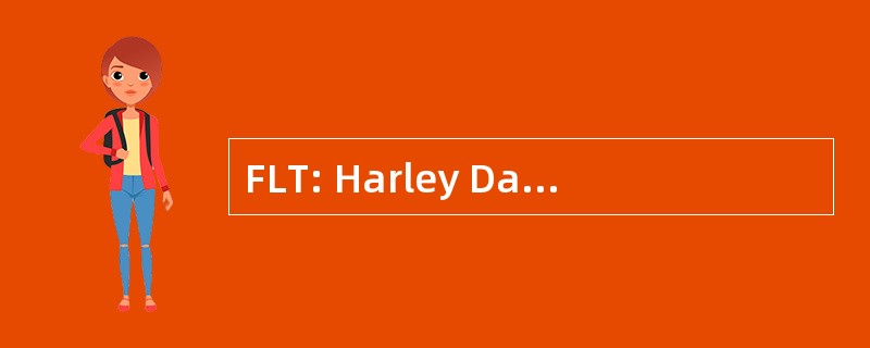 FLT: Harley Davidson 游滑翔摩托车模型