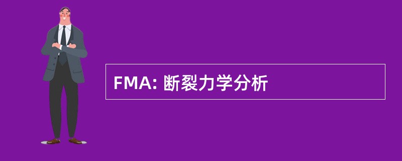 FMA: 断裂力学分析