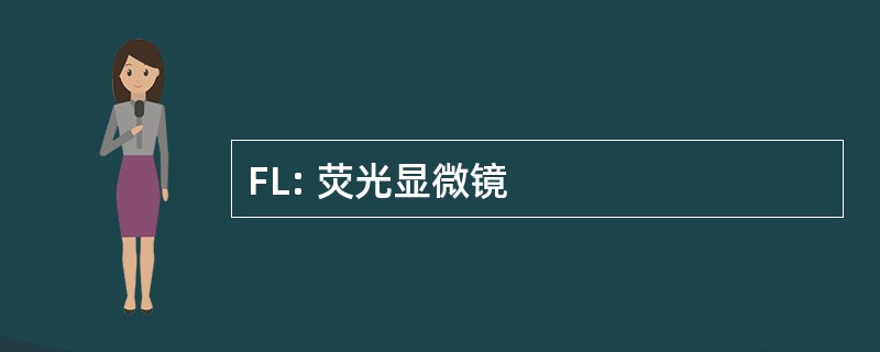 FL: 荧光显微镜